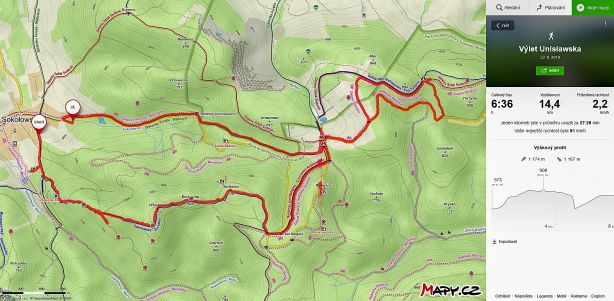 Mapa trasy