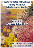 Výstava Heleny Hruškové a Radky Kozmové 1