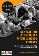 Kdy navštívit pedagogicko psychologickou poradnu - beseda 1